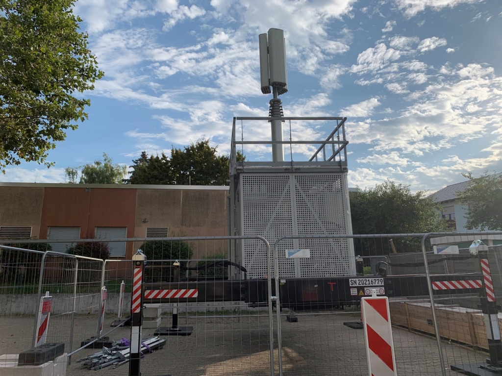 Provisorische Mobilfunkantenne