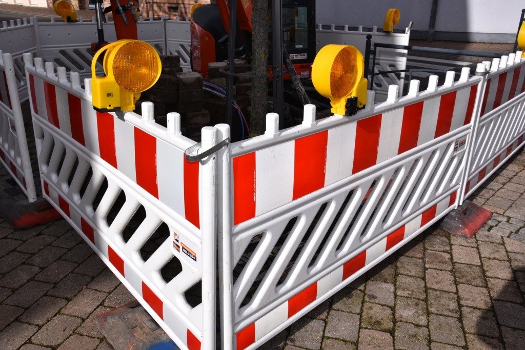Baustellenabsperrung (Symbolbild)