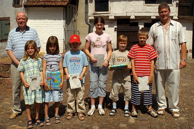 Siegerehrung Museumsquiz 2006