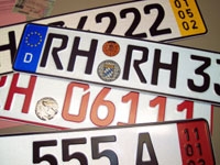 Kfz-Schilder