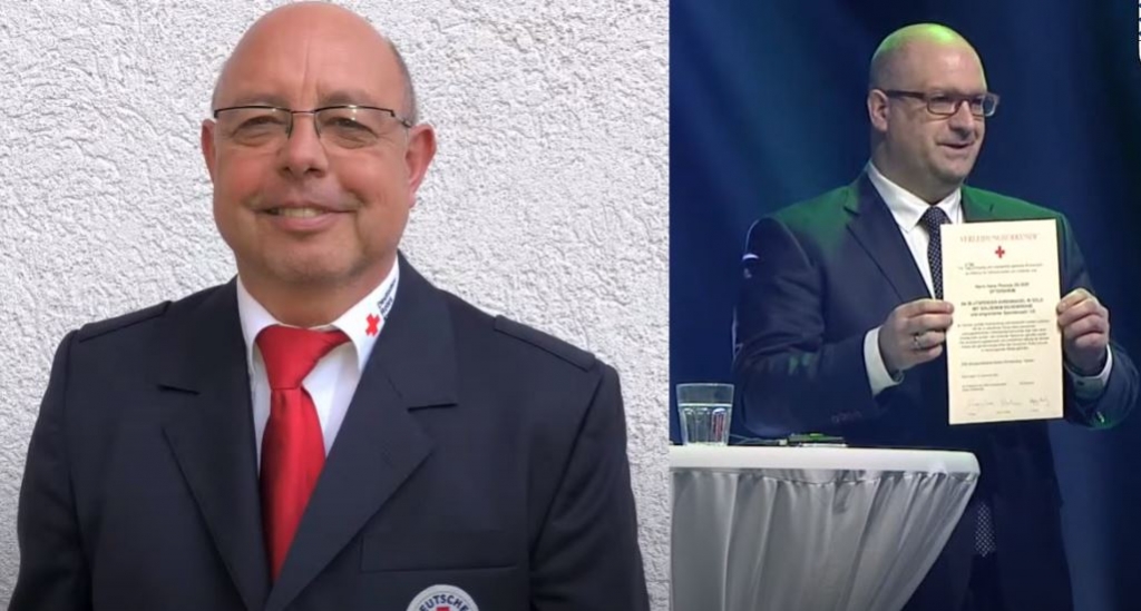 Hans-Thomas Dilger wurde für 125 Mal Blutspenden geehrt