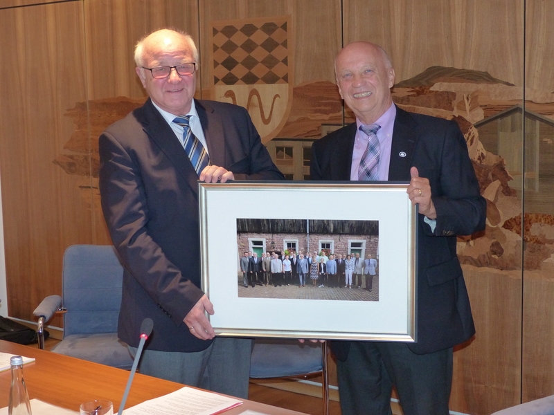 Bürgermeister Helmut Baust, Roland Seidel