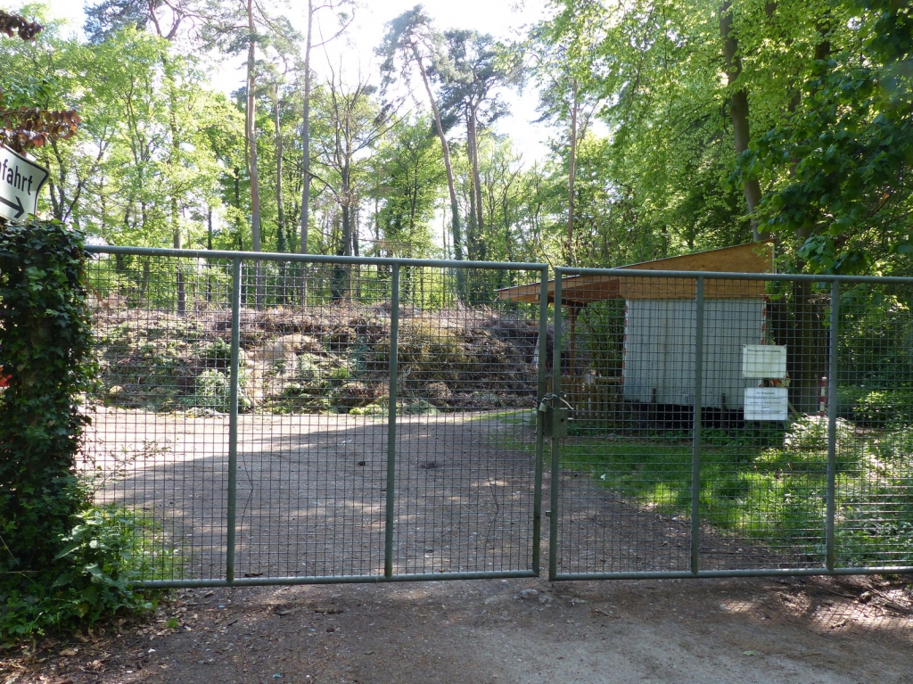Häckselplatz Einfahrt