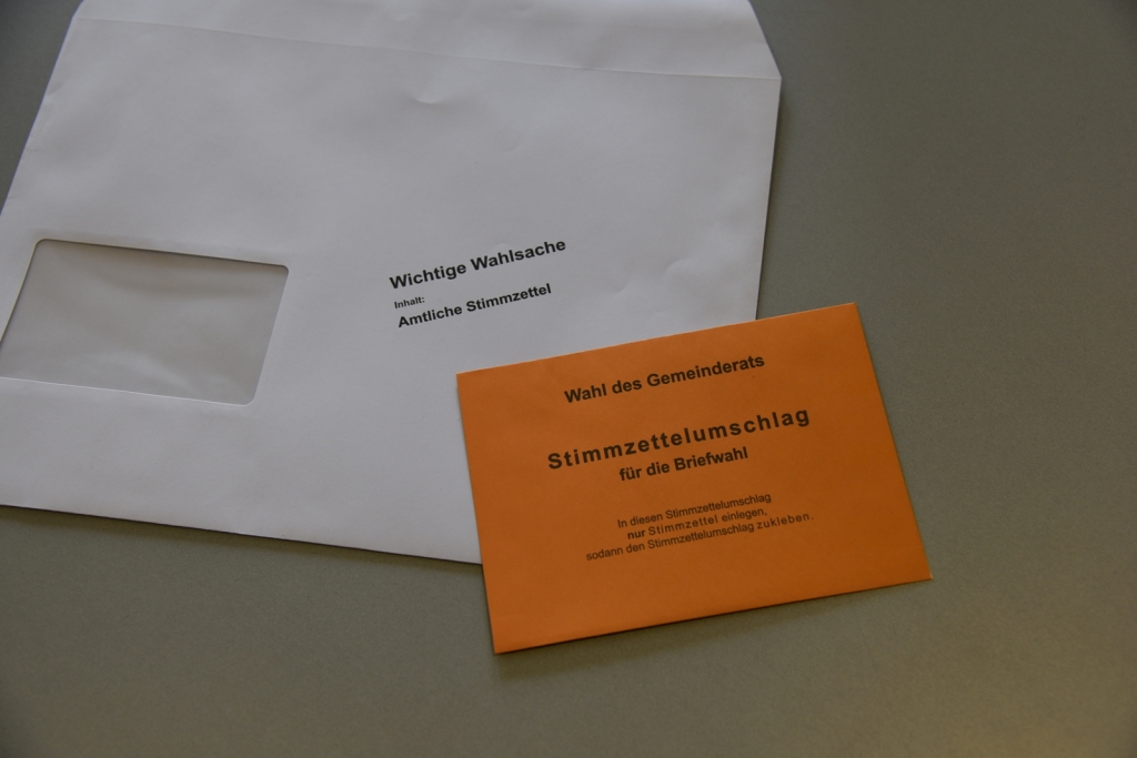 Wahlumschläge (Beispielfoto)