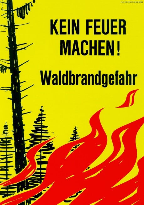 Waldbrandgefahr Flyer