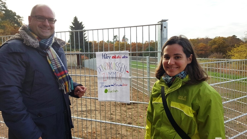 Bürgermeister Jens Geiß, Cindy Weidner (NABU)