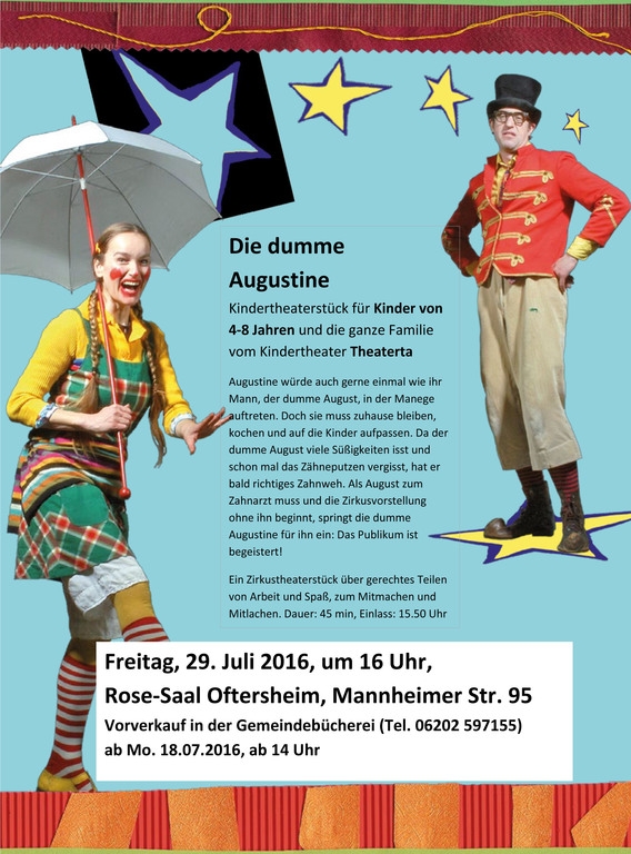 BÜ Kindertheater Dumme Augustine