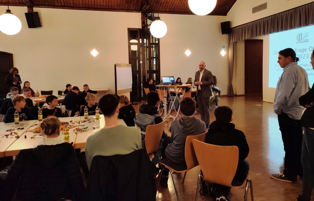 Das Jugendhearing am 30.10.23 im Rose-Saal.