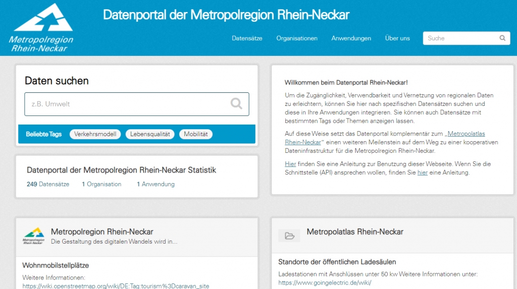 MRN-Datenportal Startseite