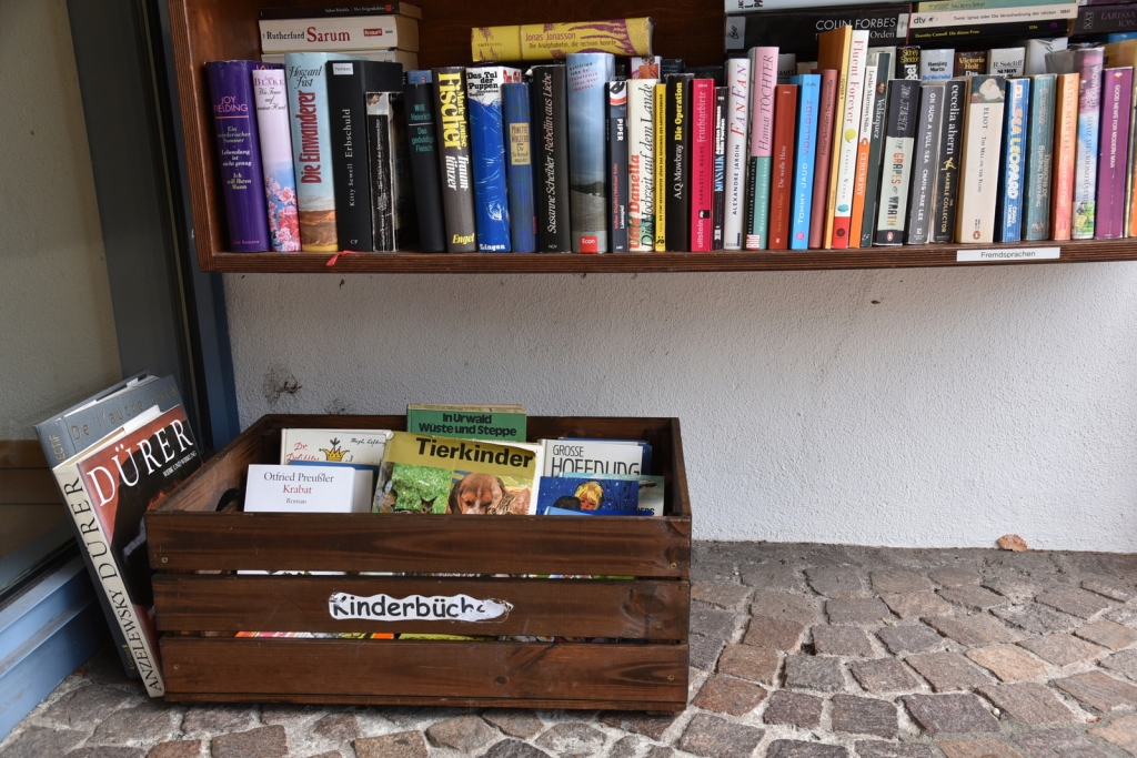 Die Bücherkiste für Kinder ist wieder da.
