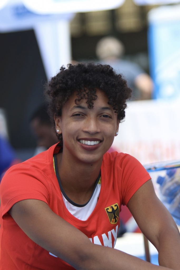 Voller Vorfreude auf die Deutschen - Malaika Mihambo (Bild: M. Merkel)