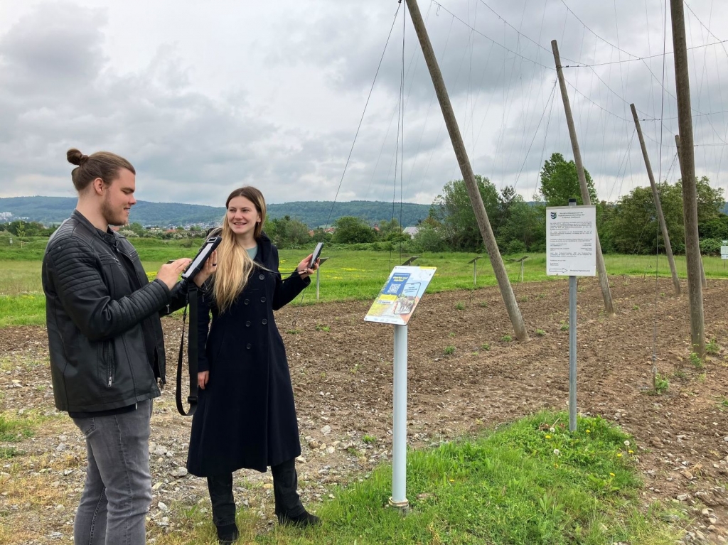 Foto Landratsamt Rhein-Neckar-Kreis:  Spannende Einblicke gibt es auch in den Hopfenanbau in Sandhausen. 