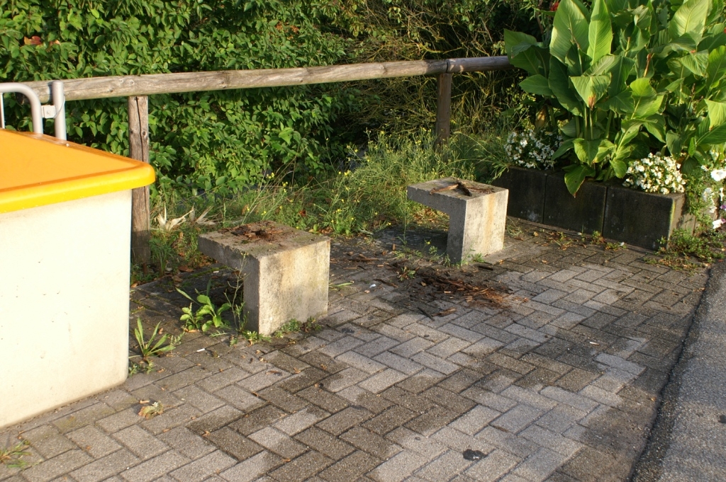Bild 1 Vandalismus in Oftersheim