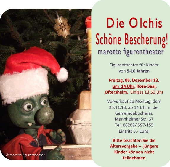 BÜ Kinder Olchis Schöne Bescherung