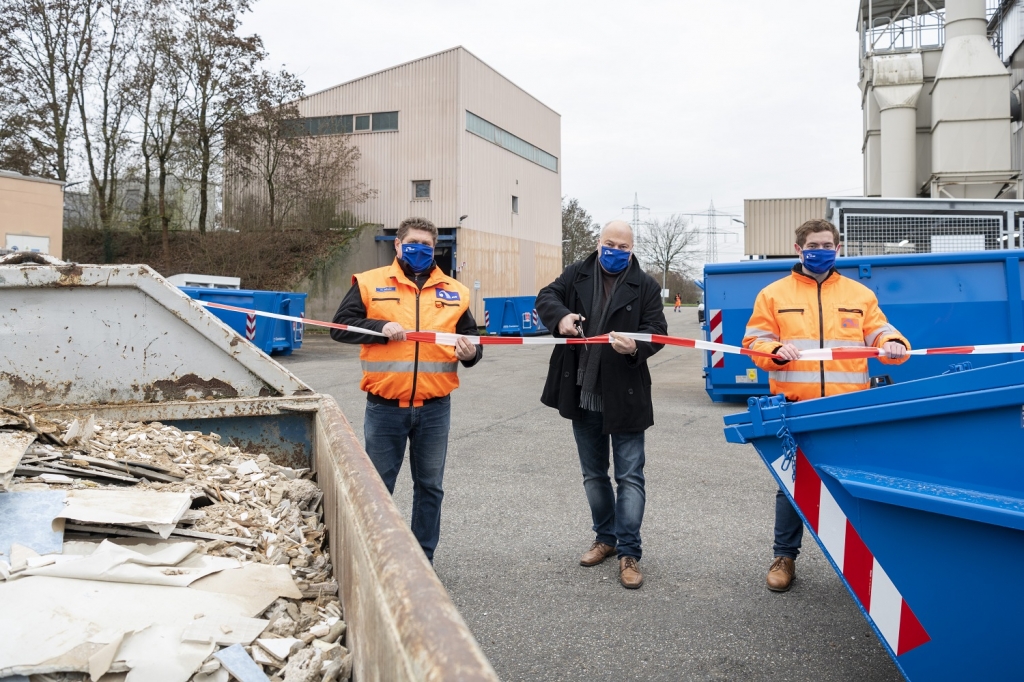Neuer Wertstoffhof in Ketsch. Foto: AVR