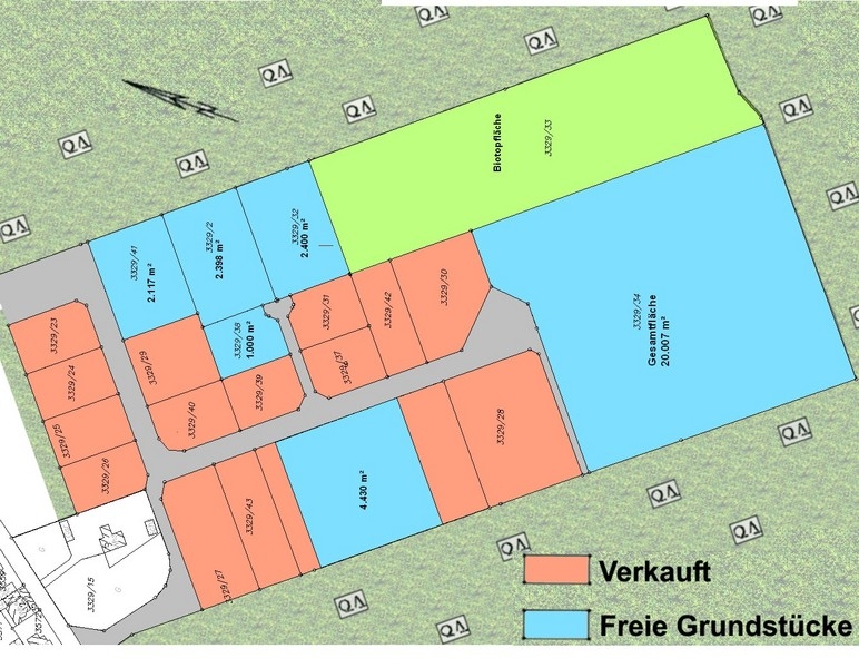 Lageplan Gewerbepark
