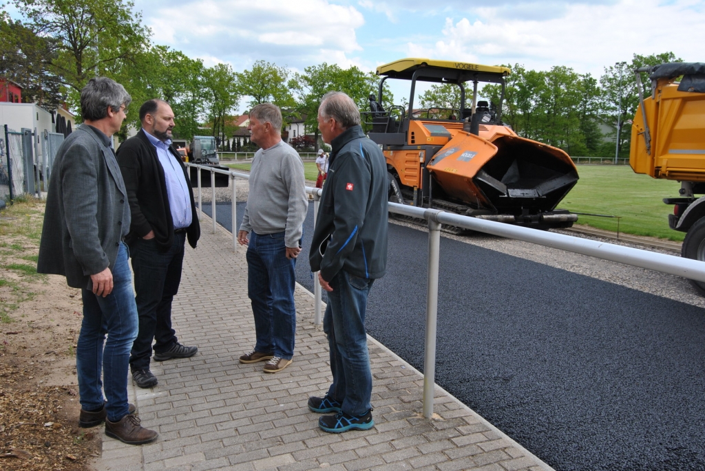 vlnr Hr. Meißner, Hr. Fleig, Hr. Zimmermann, Hr. Lengler