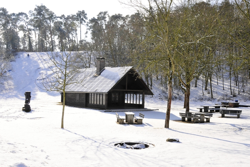 Winterbild Grillhütte