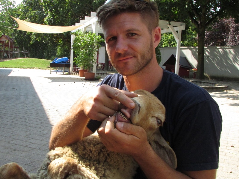 Schäfer in der Kita Fohlenweide