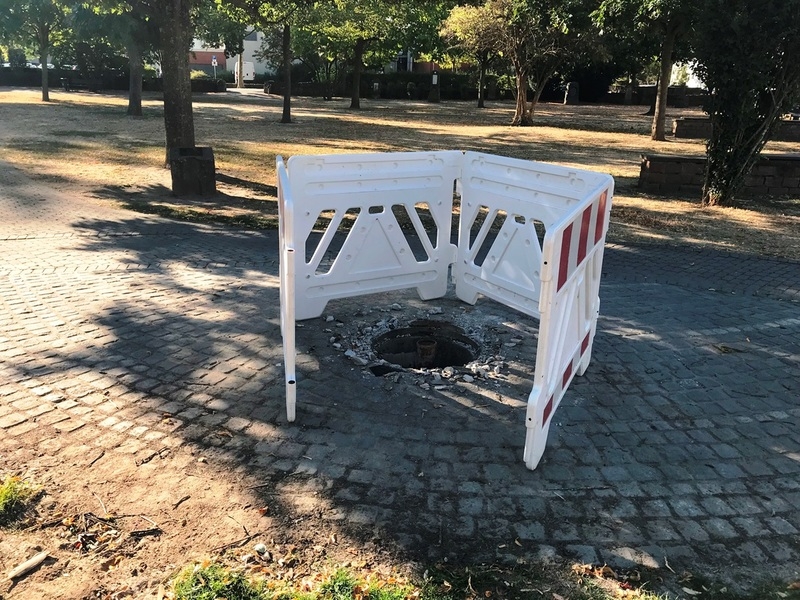 Trinkbrunnen Gemeindepark - abgebaut