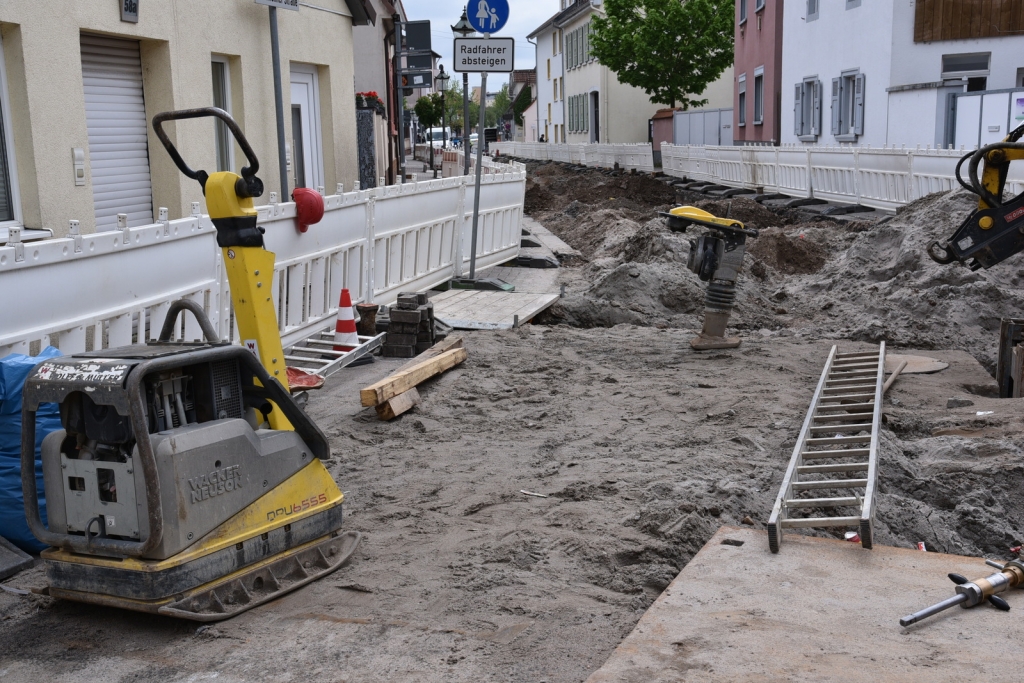 Mannheimer Straße - Kanalarbeiten