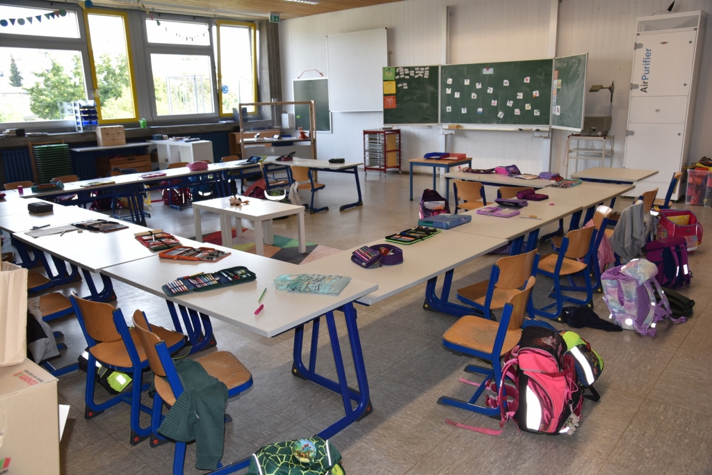 Ein altes Klassenzimmer.
