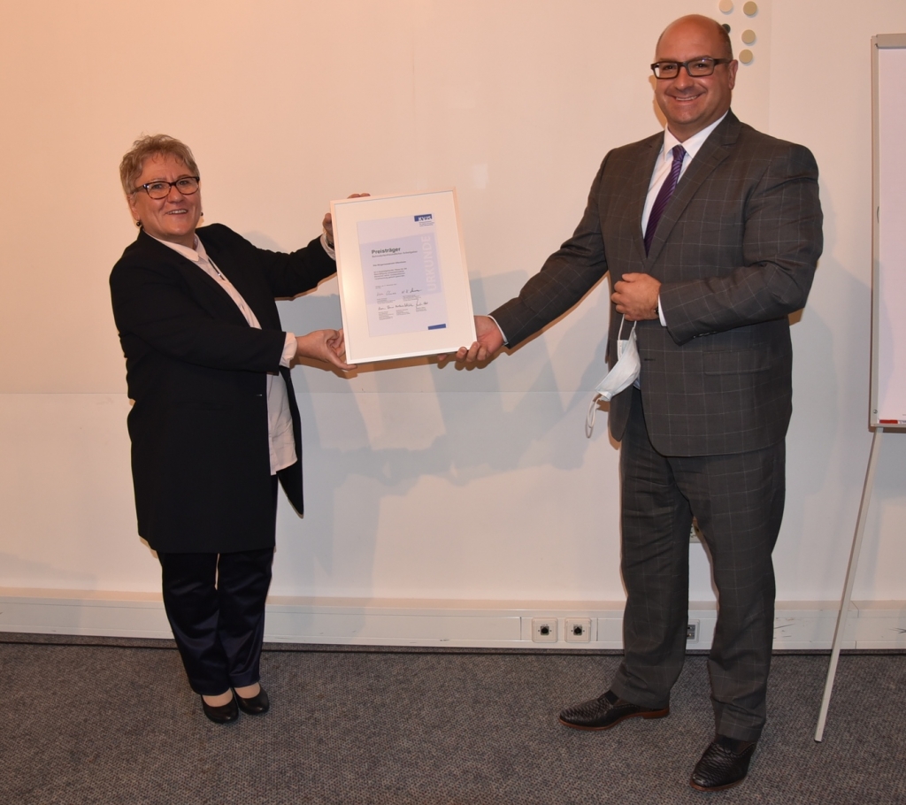 Kristin Schwarz, Bürgermeister Jens Geiß