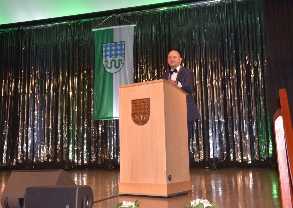 Bürgermeister Pascal Seidel bei der Neujahrsansprache.