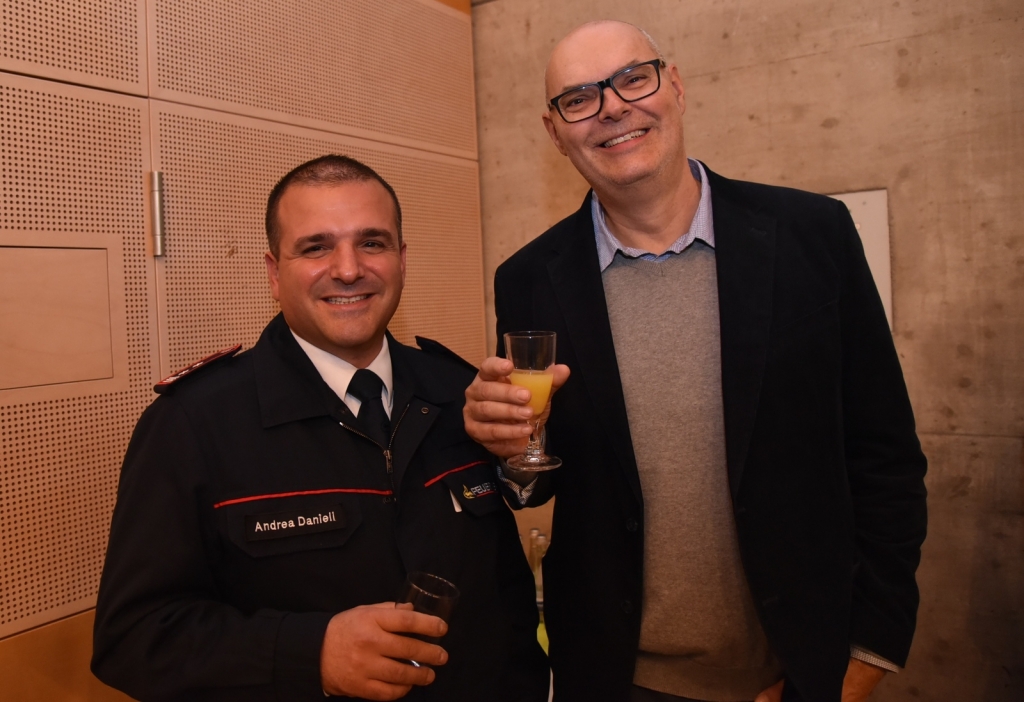 Feuerwehrkommandant Andrea Danieli, Verwaltungs-Personalrat Michael Fischer