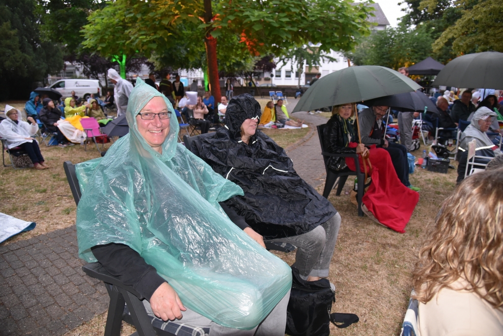 Dann setzte der Nieselregen ein.